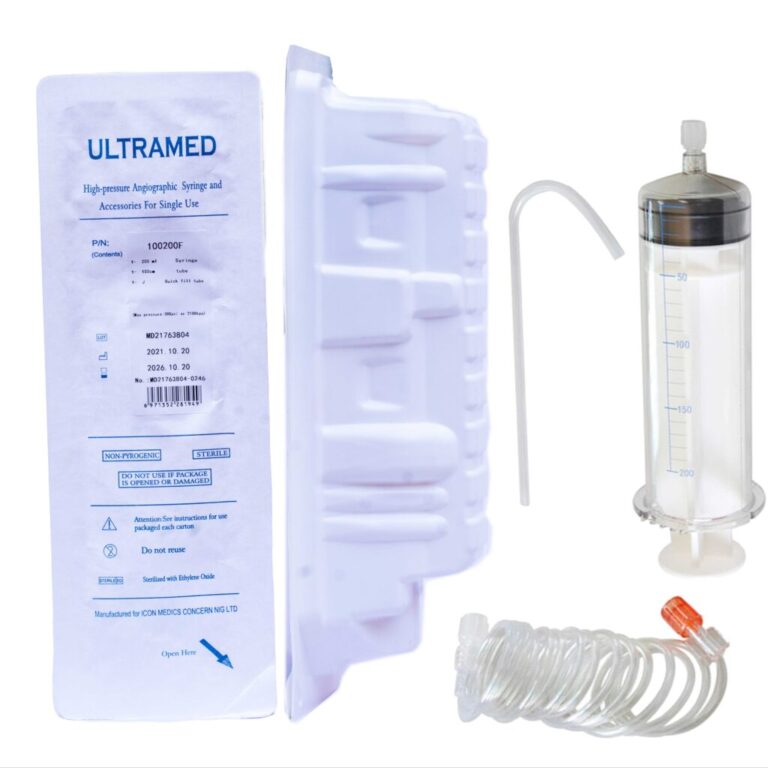 Ultramed High Pressure Injector Syringe Icon Medics